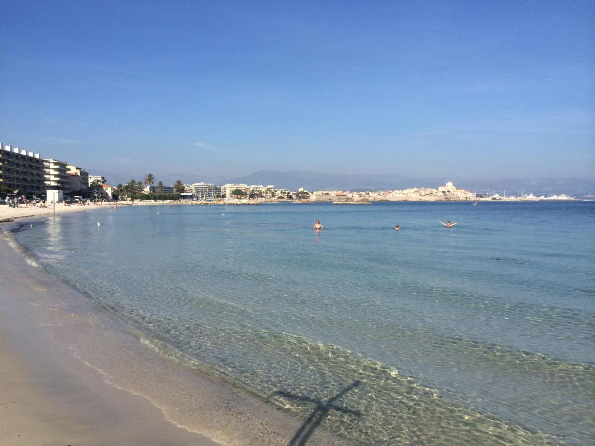 Grand Studio 7 Minutes De La Plage Et Climatise Sur Juan Les Pins 昂蒂布 外观 照片