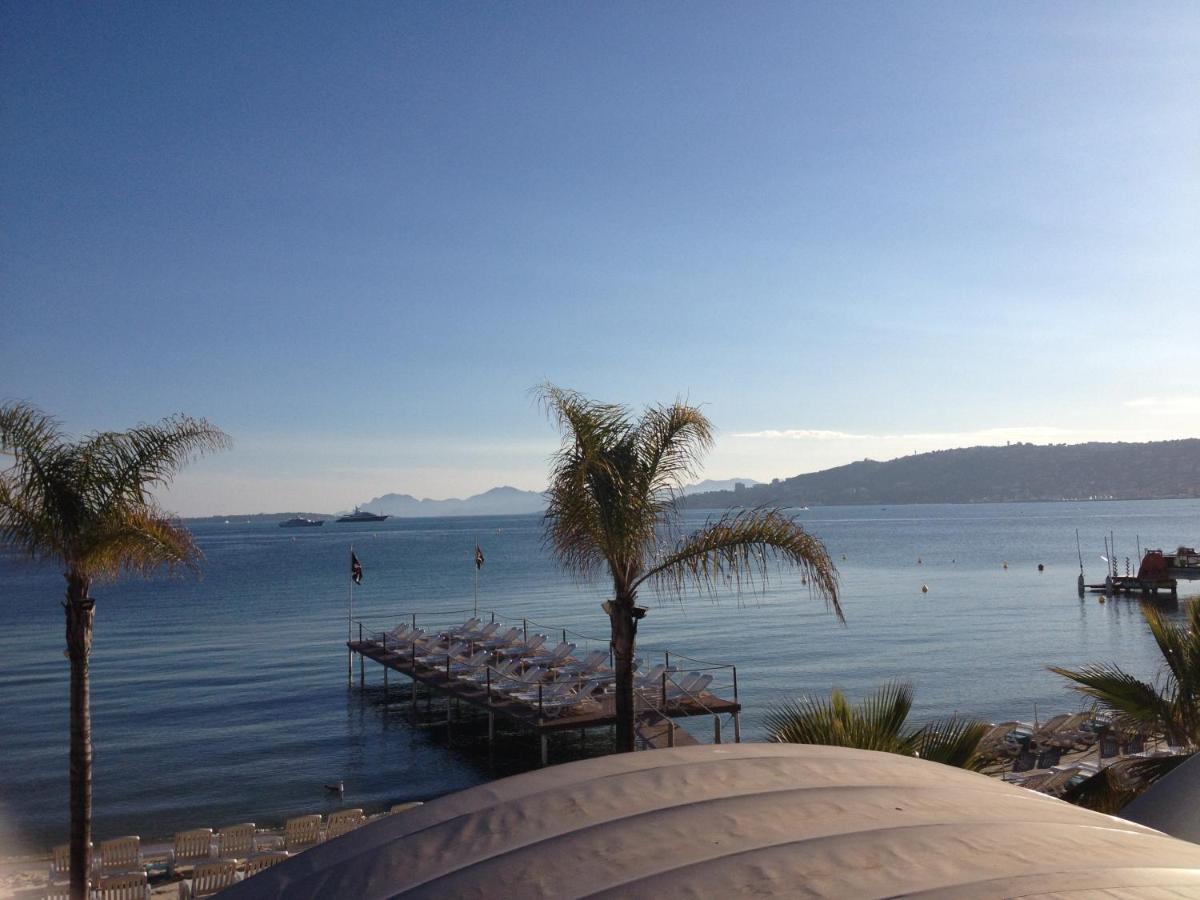 Grand Studio 7 Minutes De La Plage Et Climatise Sur Juan Les Pins 昂蒂布 外观 照片